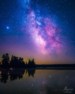 Milky way astrophotography.