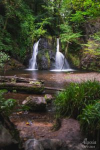 waterfall in Scotland.