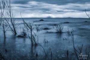 Storm rolling in at the beach.