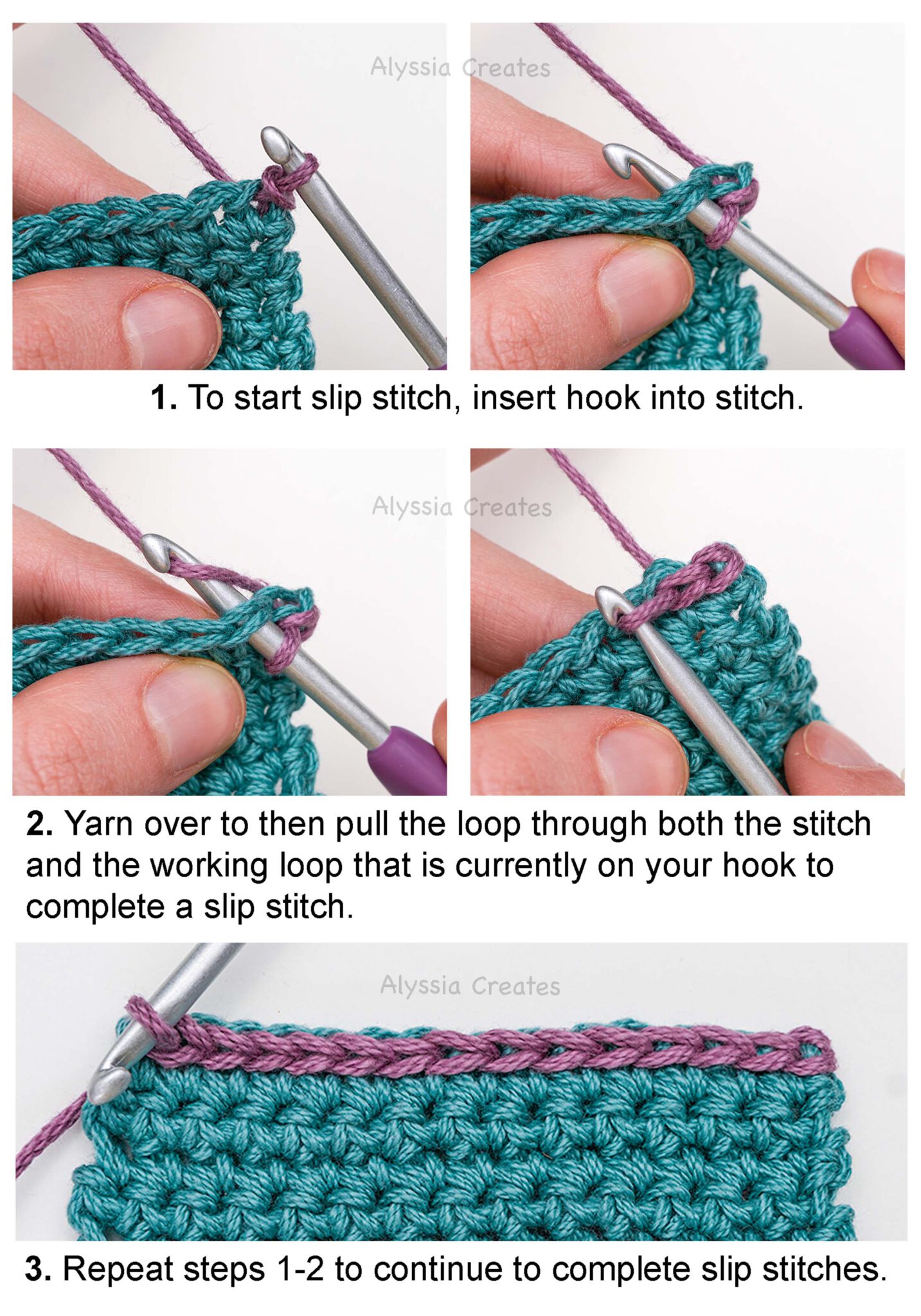 7+ How To Slip Stitch