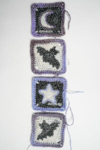 back granny squares for panel