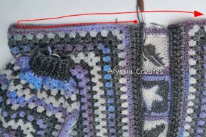 adding the bottom ribbing to cardigan