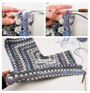 fully joined arm seam