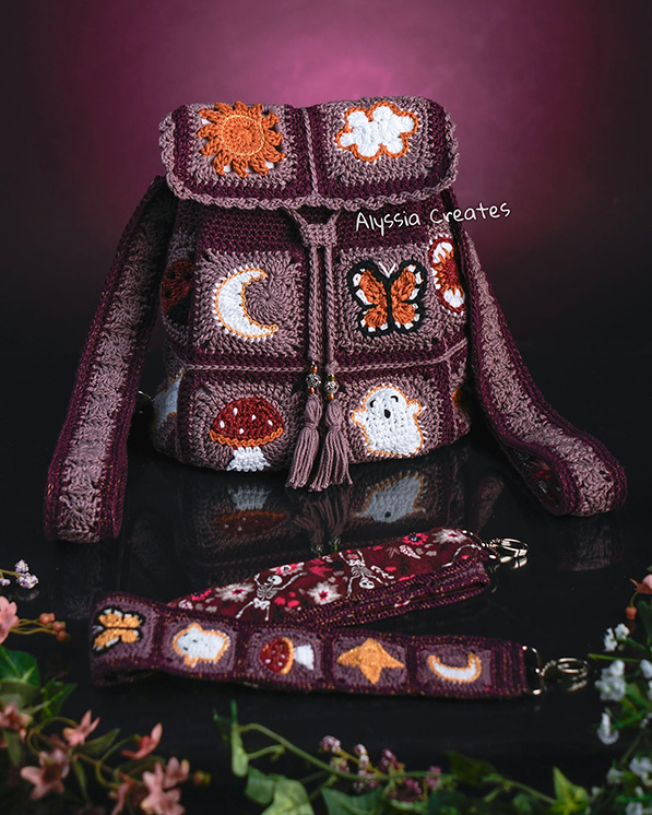 Crochet Witchy Bag Pattern by Alyssia Creates