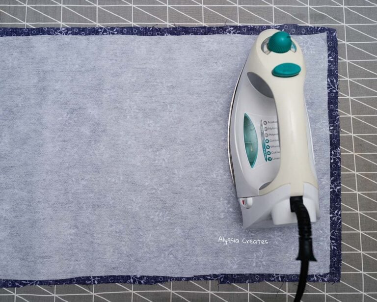 applying interfacing to fabric