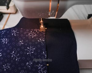 sewing pocket to lining