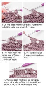 Puff Flower instructions photo 3