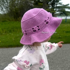 toddler crochet bucket hat - Alyssia Creates